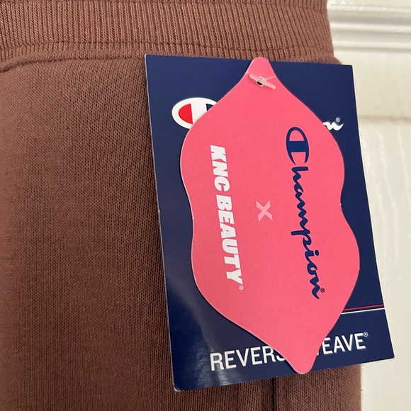 Champion x KNC Beauty Reverse Weave Sweatpants/Brown - Picture 10 of 11